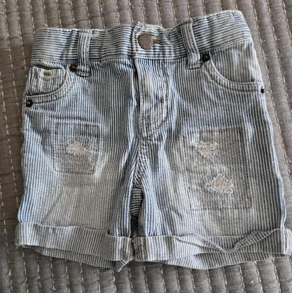 Genuine Kids From Oshkosh Other - Stylish Striped By Oshkosh Kids Denim Shorts